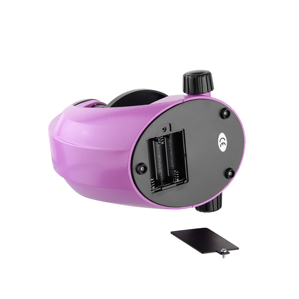 Микроскоп школьный Микромед Эврика 40х-320х инвертированный (аметист)