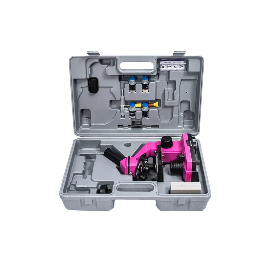 Микроскоп школьный Микромед Эврика 40х-400х в кейсе (фуксия)