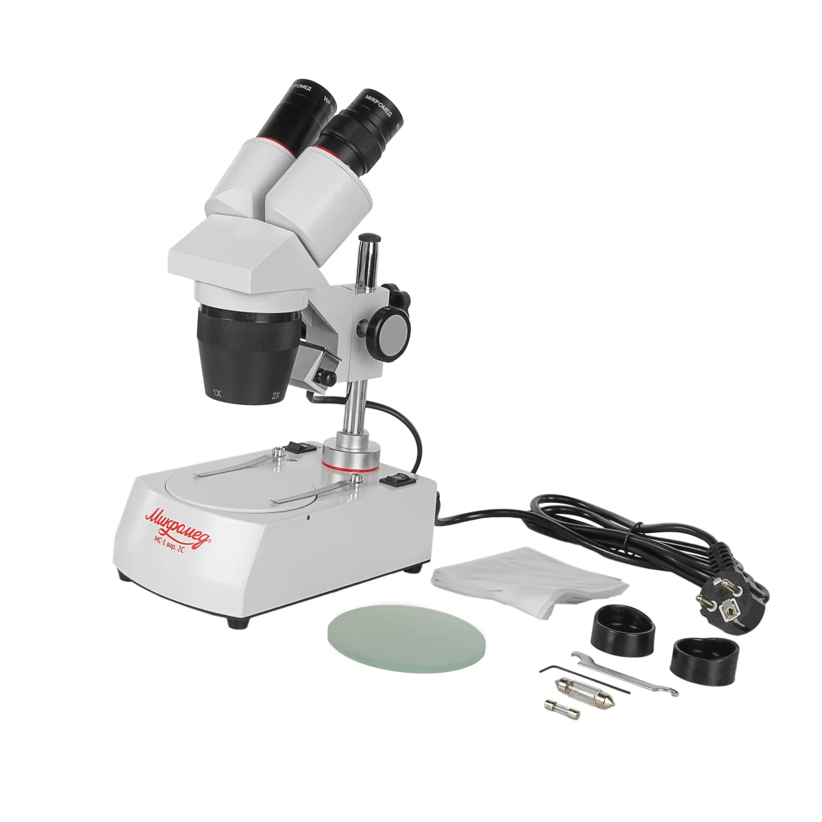 Микроскоп стерео МС-1 вар.2C (1х/2х)