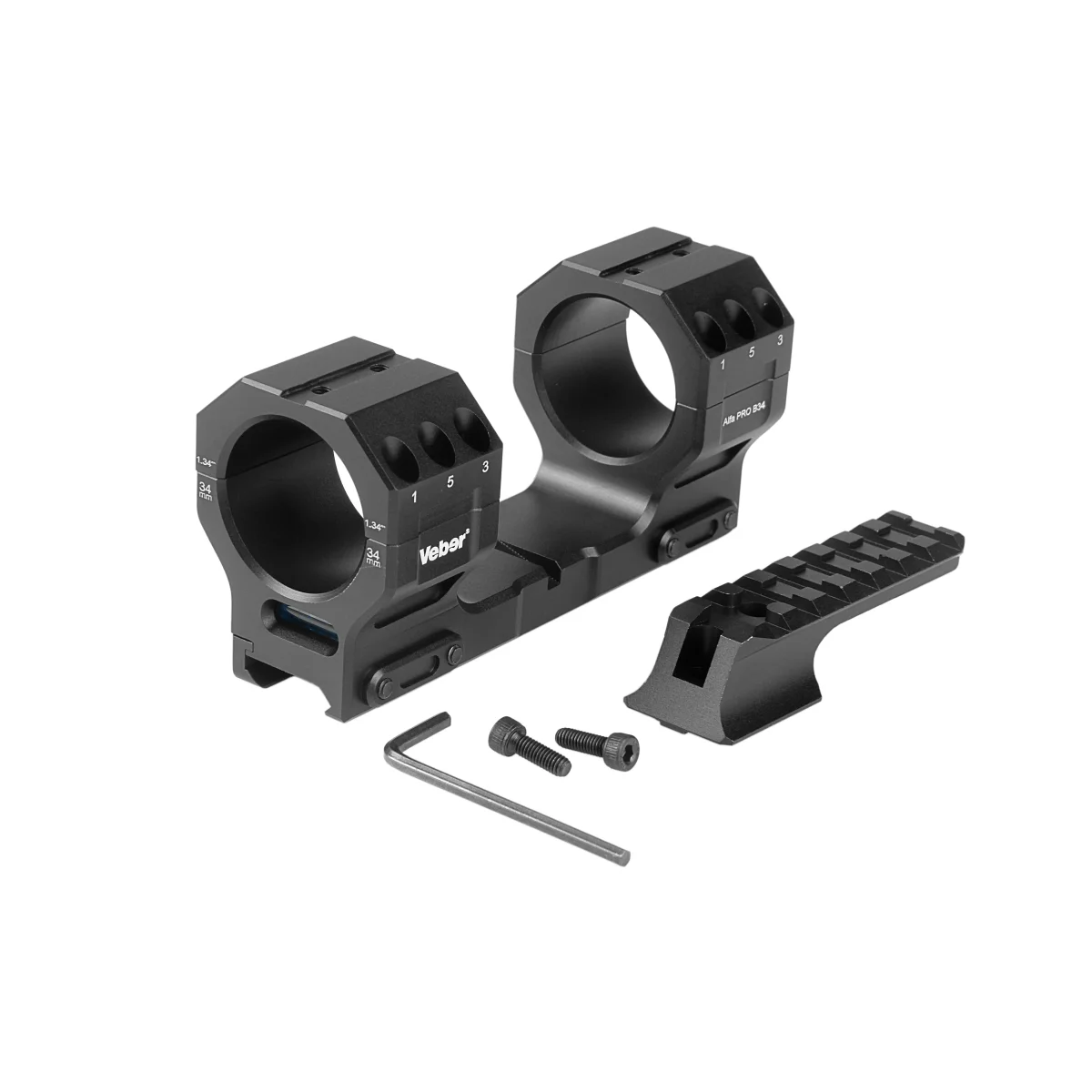 Моноблок тактический Veber Alfa PRO B34 на Weaver 7075-T651