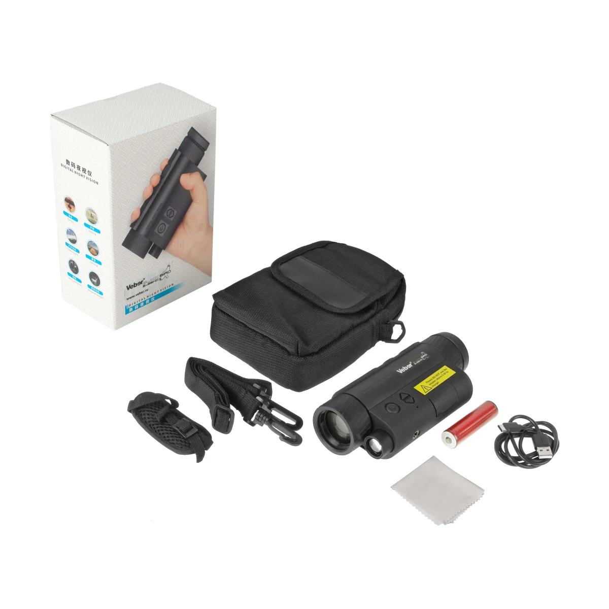 Монокуляр цифровой ночного видения Veber Black Bird 5Х35HD