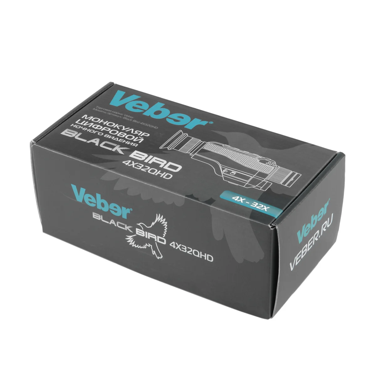 Монокуляр цифровой ночного видения Veber Black Bird 4Х32QHD