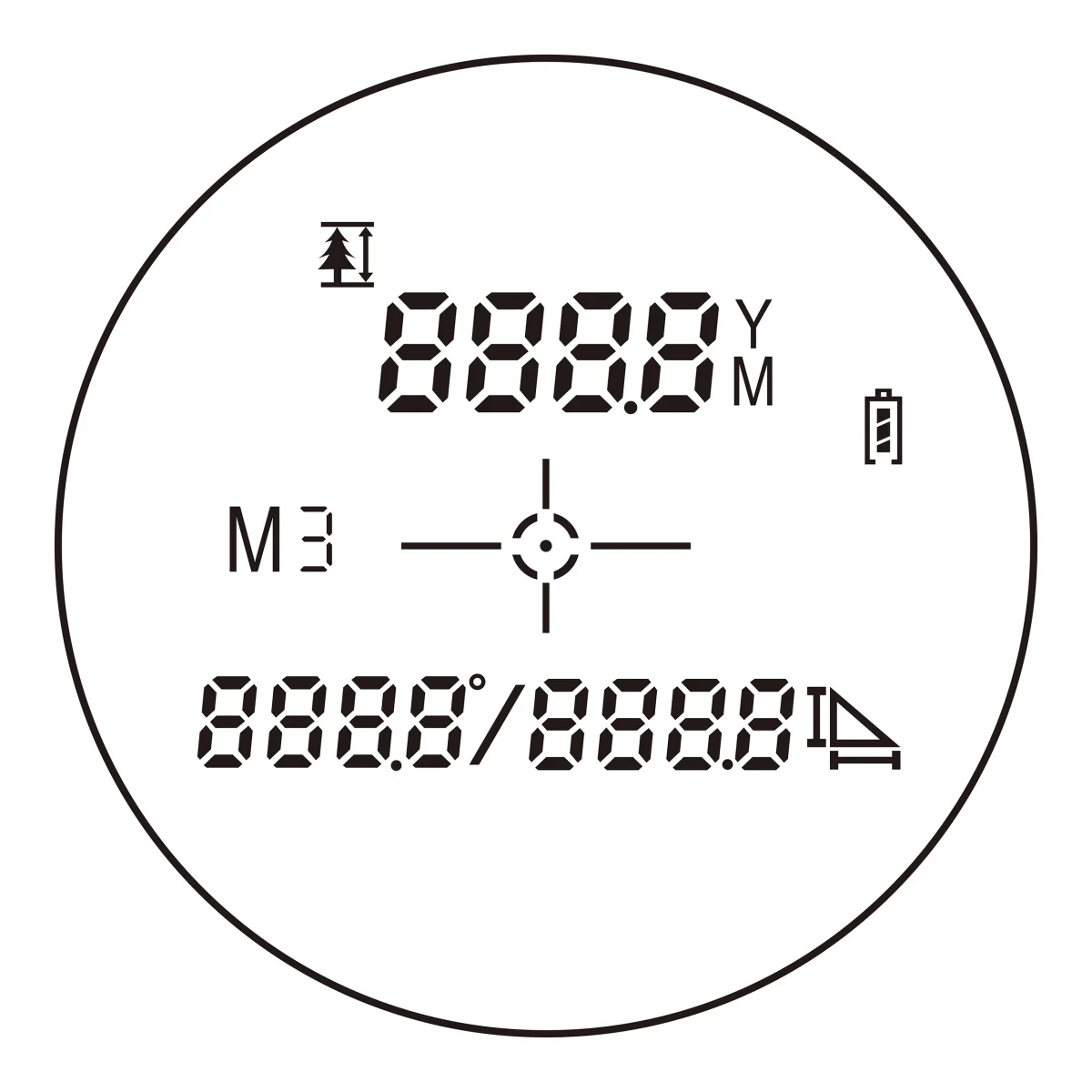 Монокуляр Veber Winger 8x30 RF с лазерным дальномером