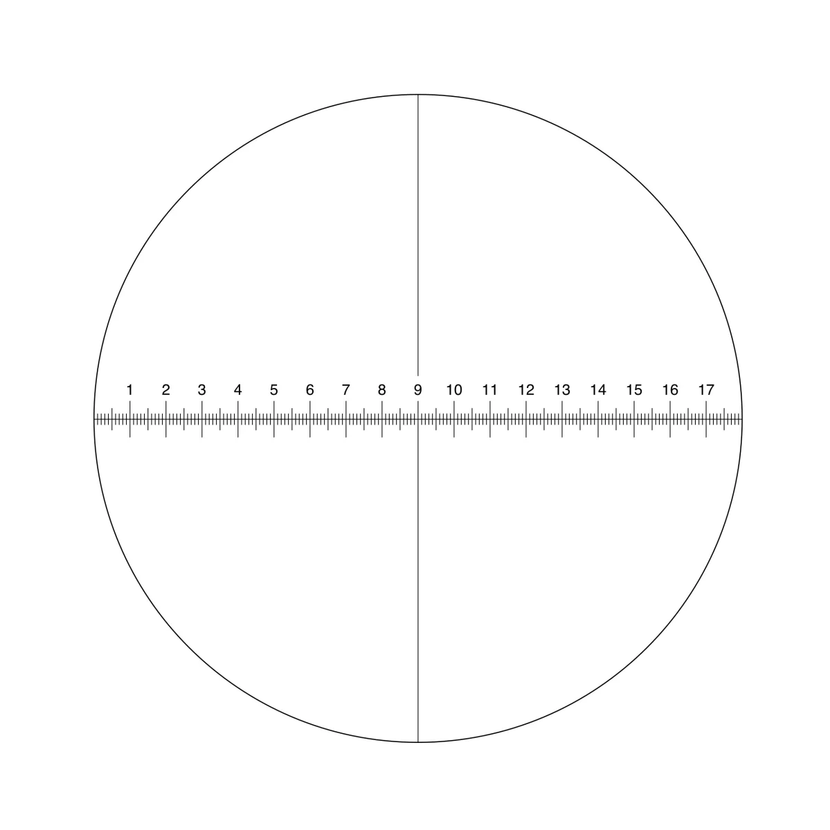 Окуляр WF10х/18 HP CROSS со шкалой (23.2 мм)