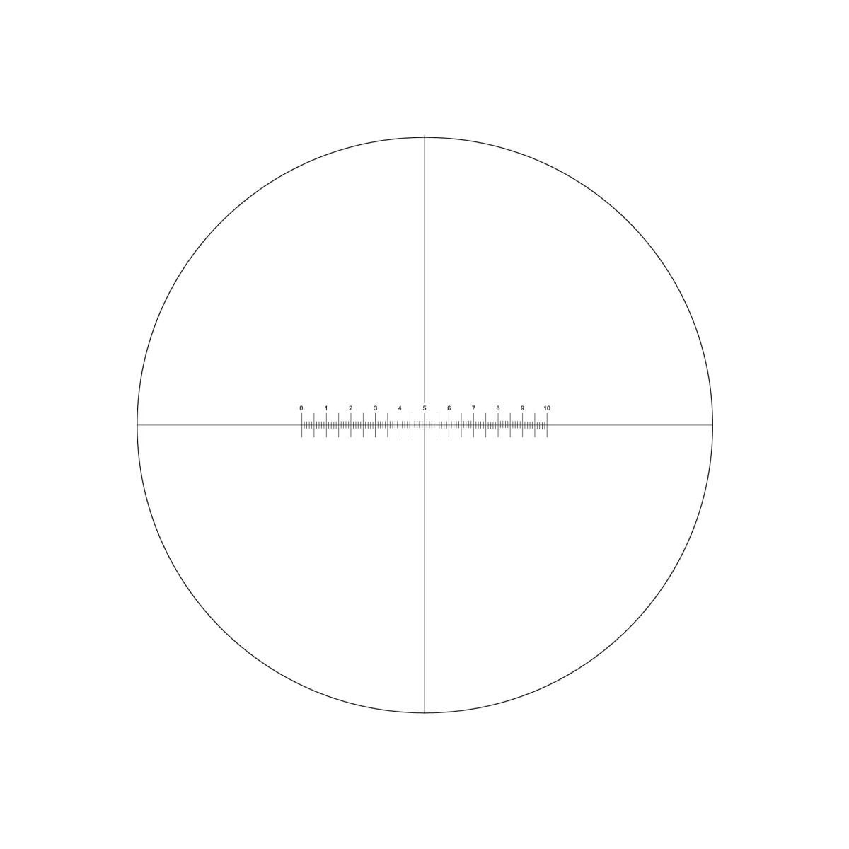 Окуляр WF10X со шкалой (МС 7)