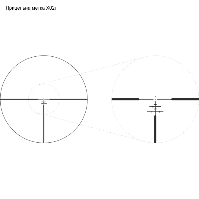 Оптический прицел Jaeger 3-12x56 с меткой  X02i (23028 X02i)