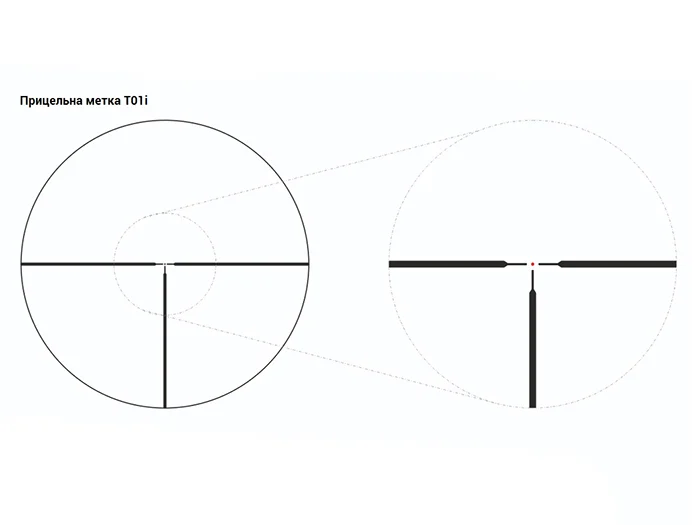 Оптический прицел Yukon Jaeger 1.5-6x42 с меткой T01i
