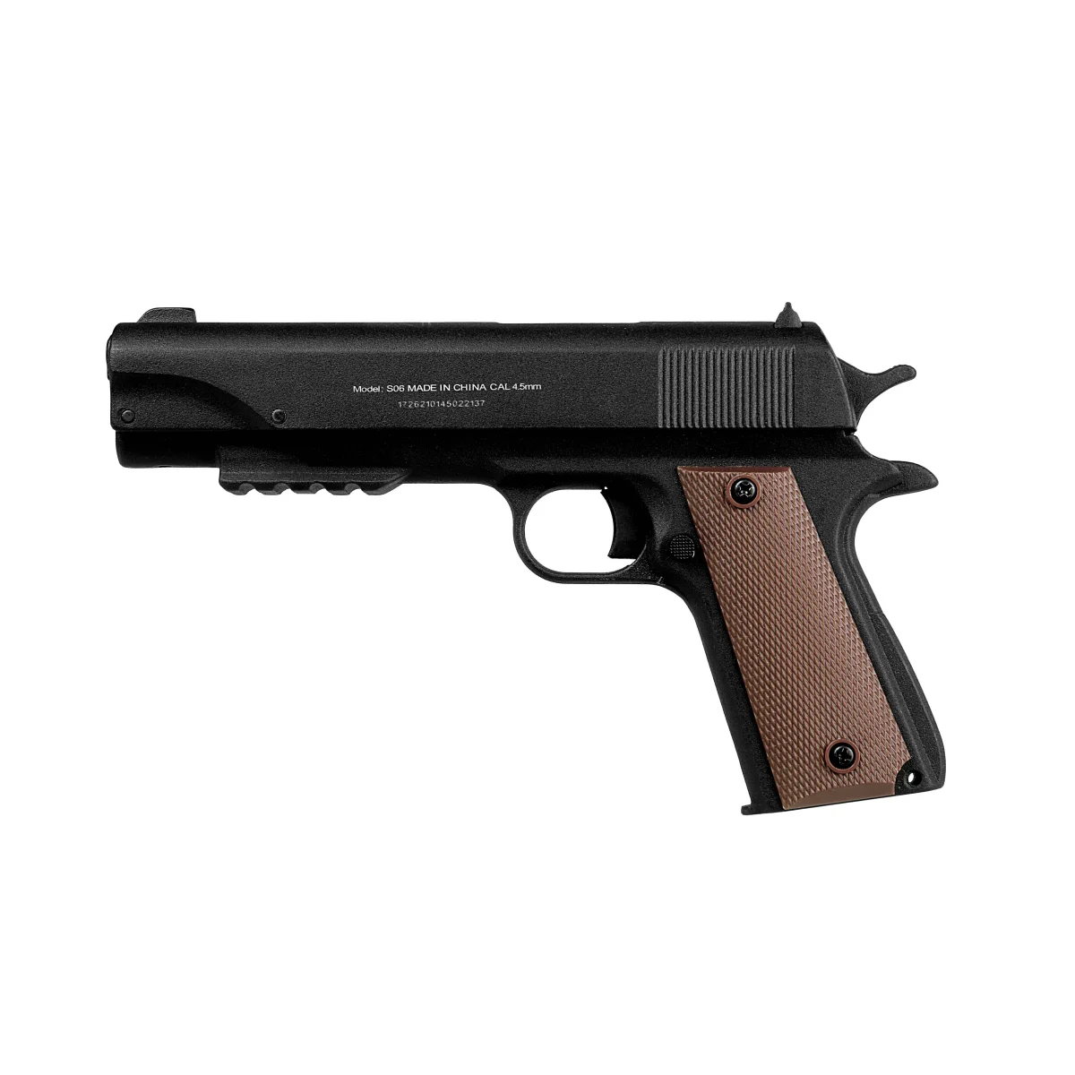 Пистолет пневматический BLACK STRIKE S06 кал.4.5mm не более 3,0Дж