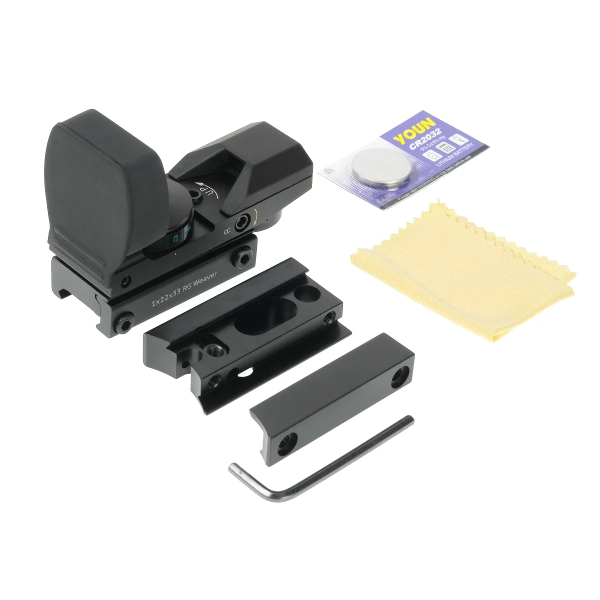 Прицел коллиматорный Veber 1x22x33 RG Weaver