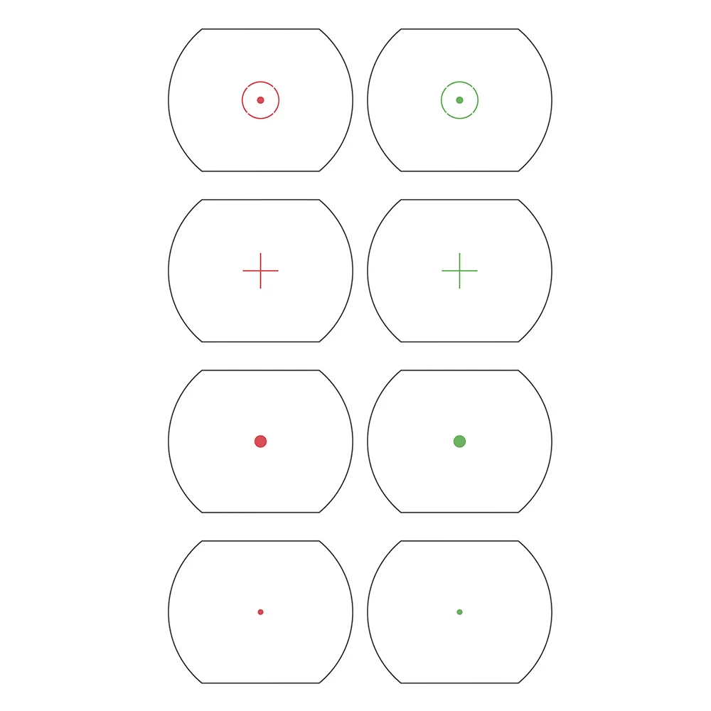 Прицел коллиматорный Veber 1x22x33 RG Weaver