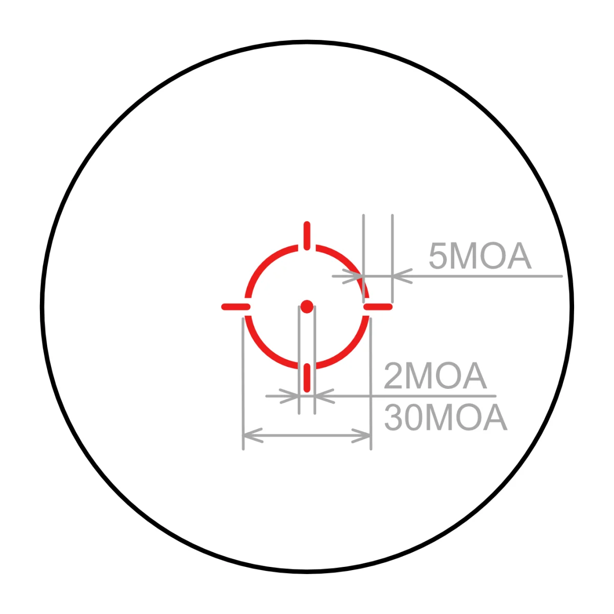 Прицел коллиматорный Veber MultiDot 130 Solar