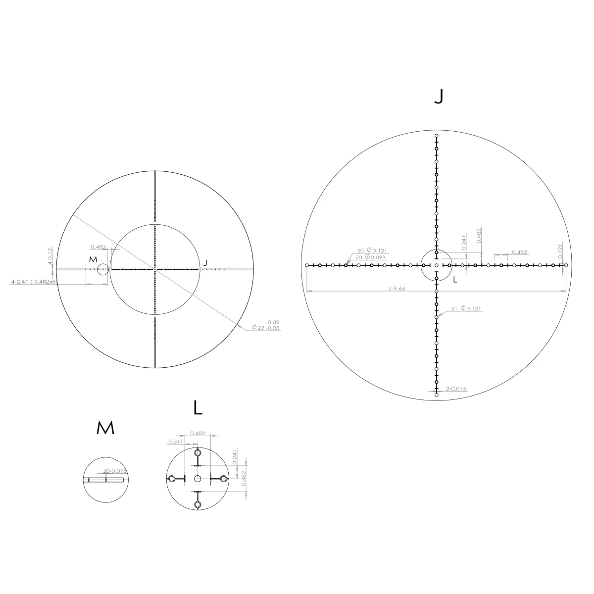 Прицел оптический BRITE WA8X 2-16X50 SF IR