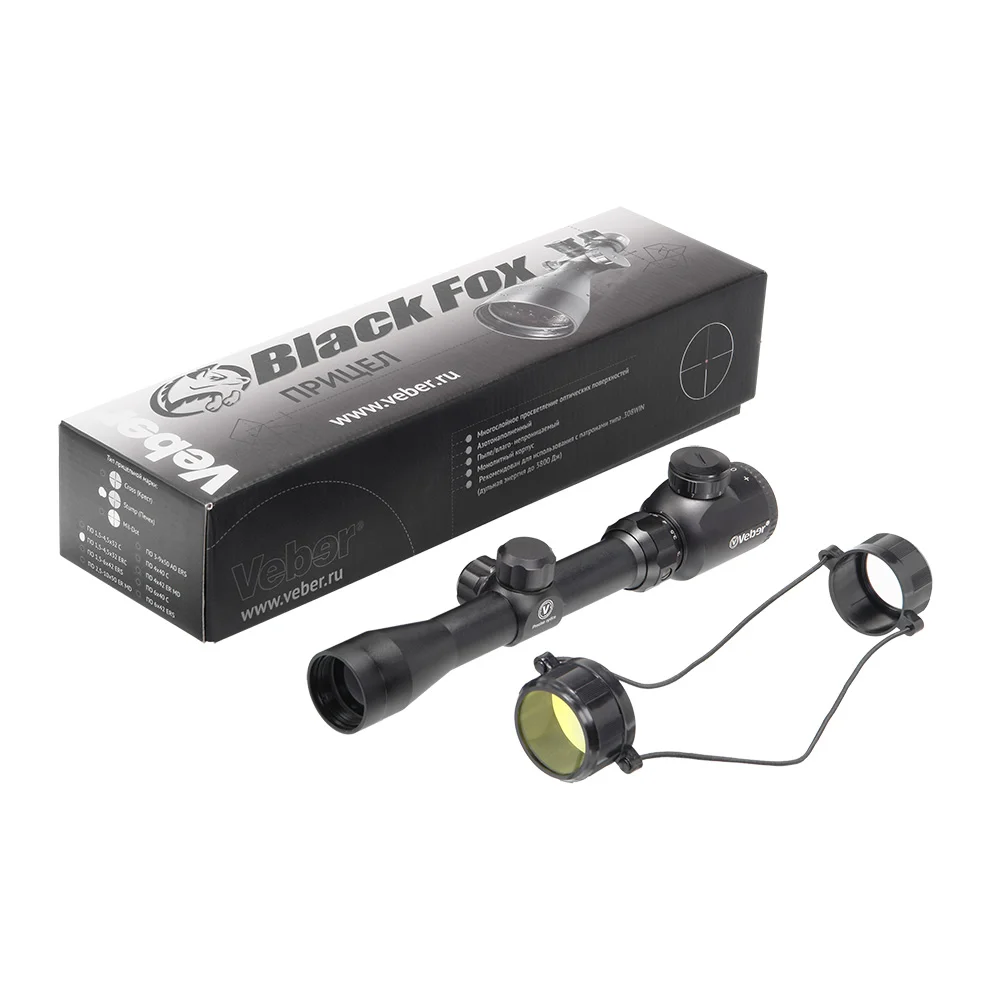 Прицел оптический Veber Black Fox 1,5-4,5x32 ERS
