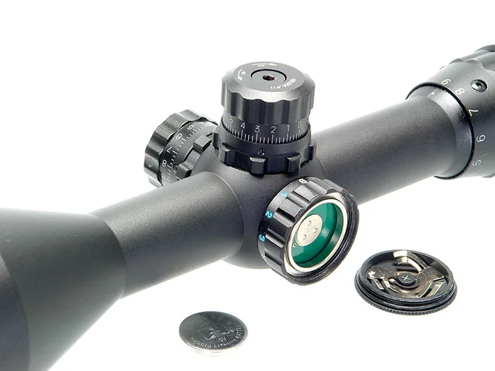 Прицел оптический Veber Black Fox 3-9x50 AO RG MD