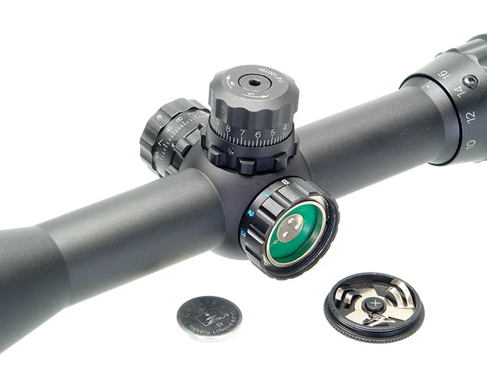 Прицел оптический Veber Black Fox 4-16x50 AO RG MD
