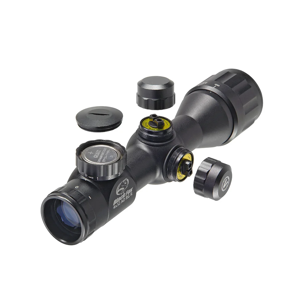 Прицел оптический Veber Black Fox 4x32 AO RG R