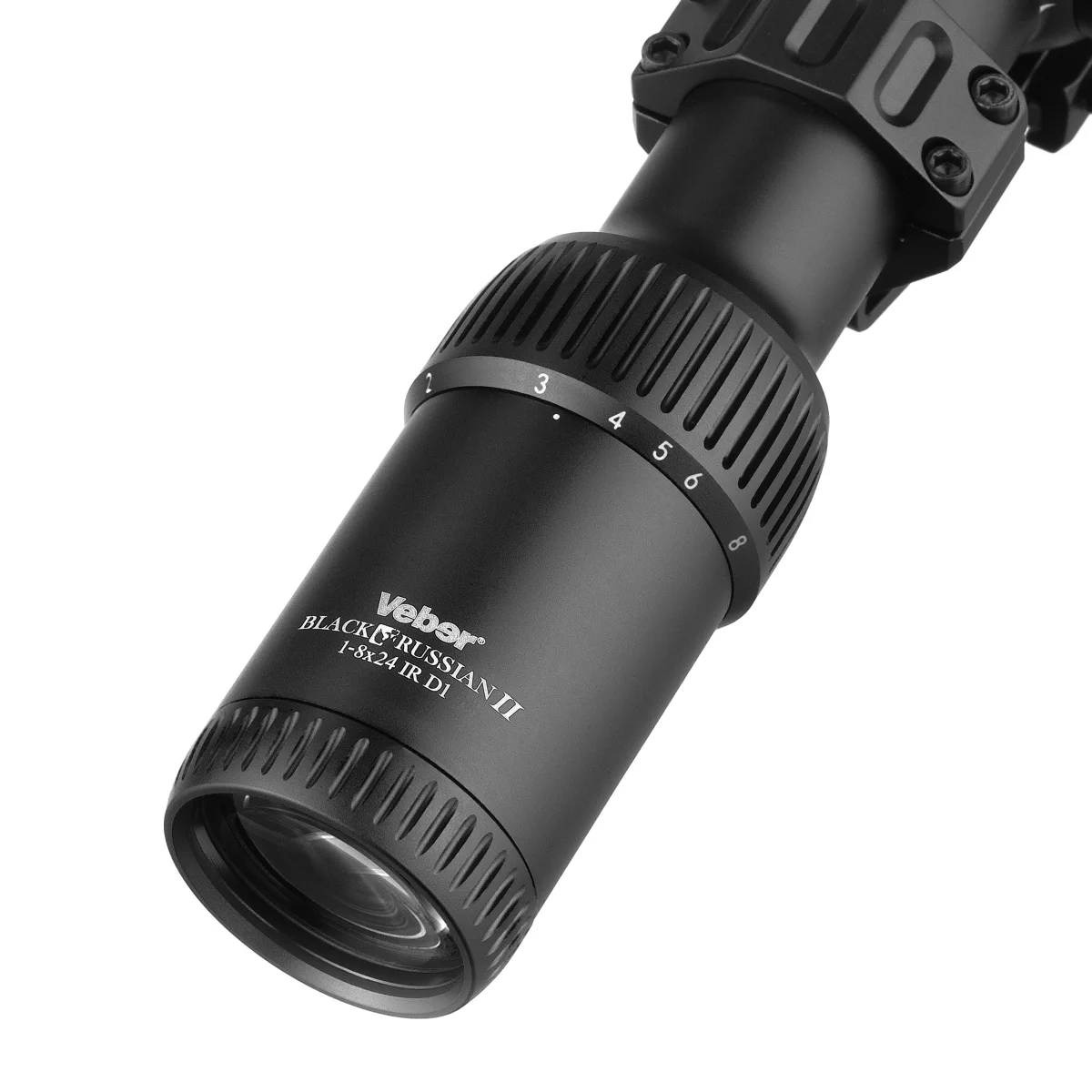 Прицел оптический Veber Black Russian II 1-8x24 IR D1 с креплением