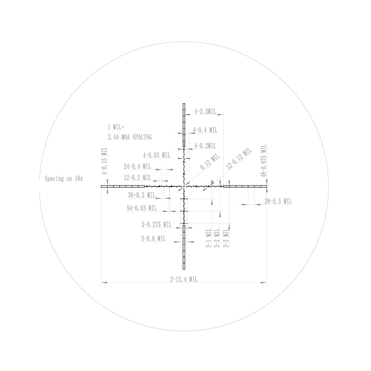 Прицел оптический Veber Пневматика III 4-16X50 SF IR