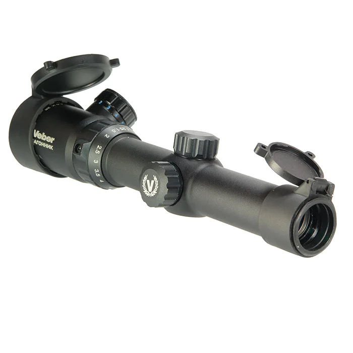Прицел оптический Veber ПО 1,25-4,5x26 IR Загонник