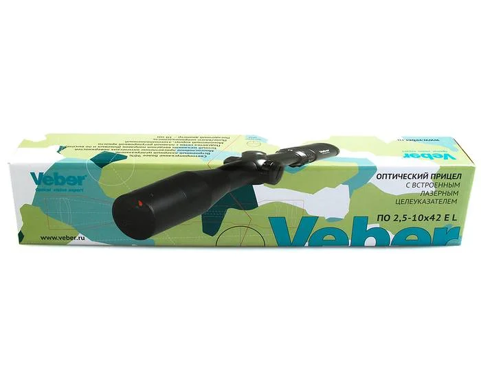 Прицел оптический Veber ПО 2,5-10x42 EL