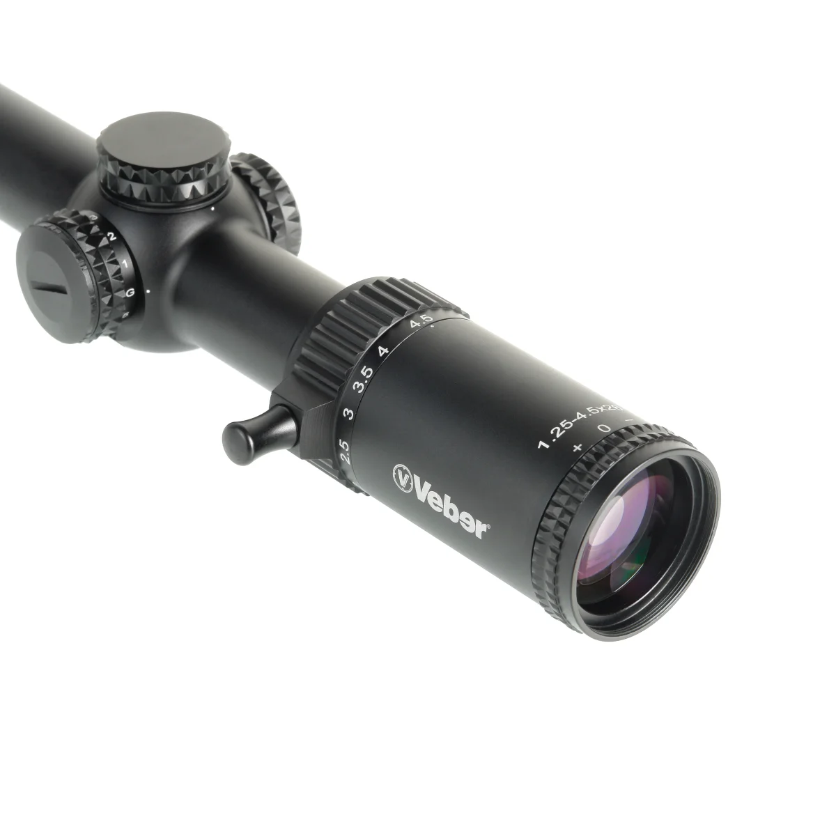 Прицел оптический Veber Wolf 1.25-4.5х26 IR FD07 Загонник