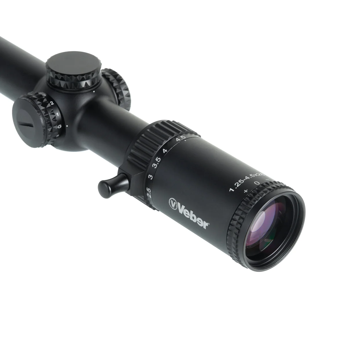 Прицел оптический Veber Wolf 1.25-4.5х26 IR FD07 Загонник