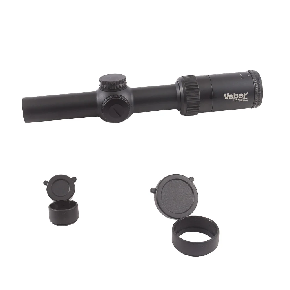Прицел оптический Veber Wolf 1-4х24 GB FD07 Загонник (уценка 03)
