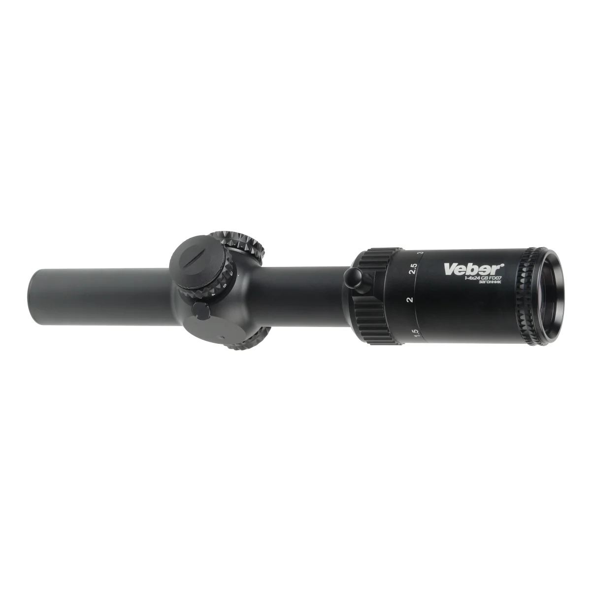 Прицел оптический Veber Wolf 1-4х24 GB FD07 Загонник