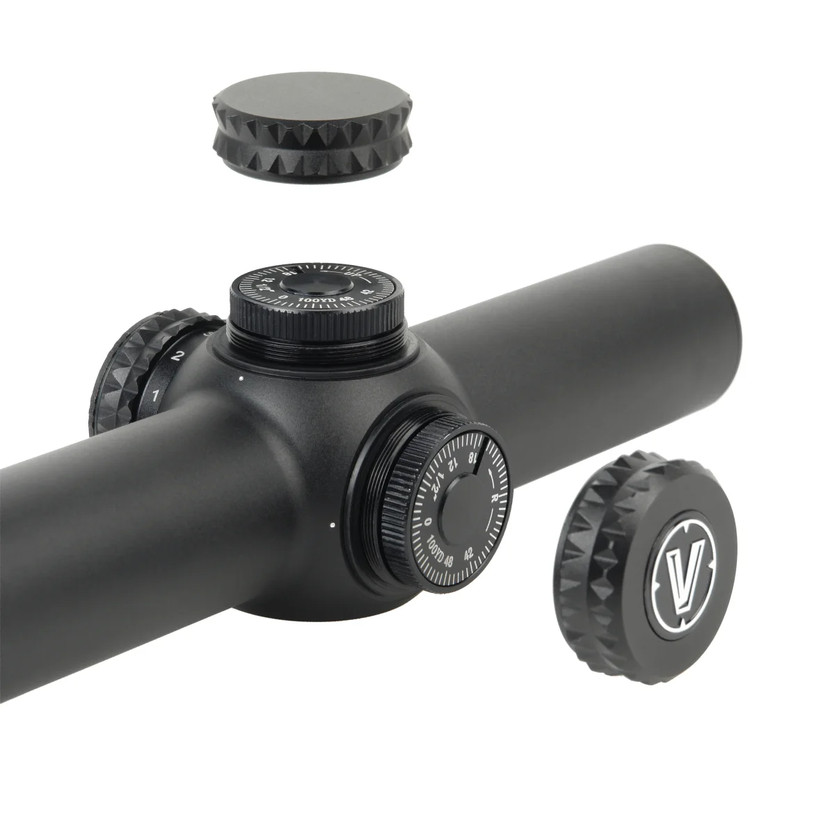 Прицел оптический Veber Wolf 1-6х24 GB FD07 (DnD) Загонник