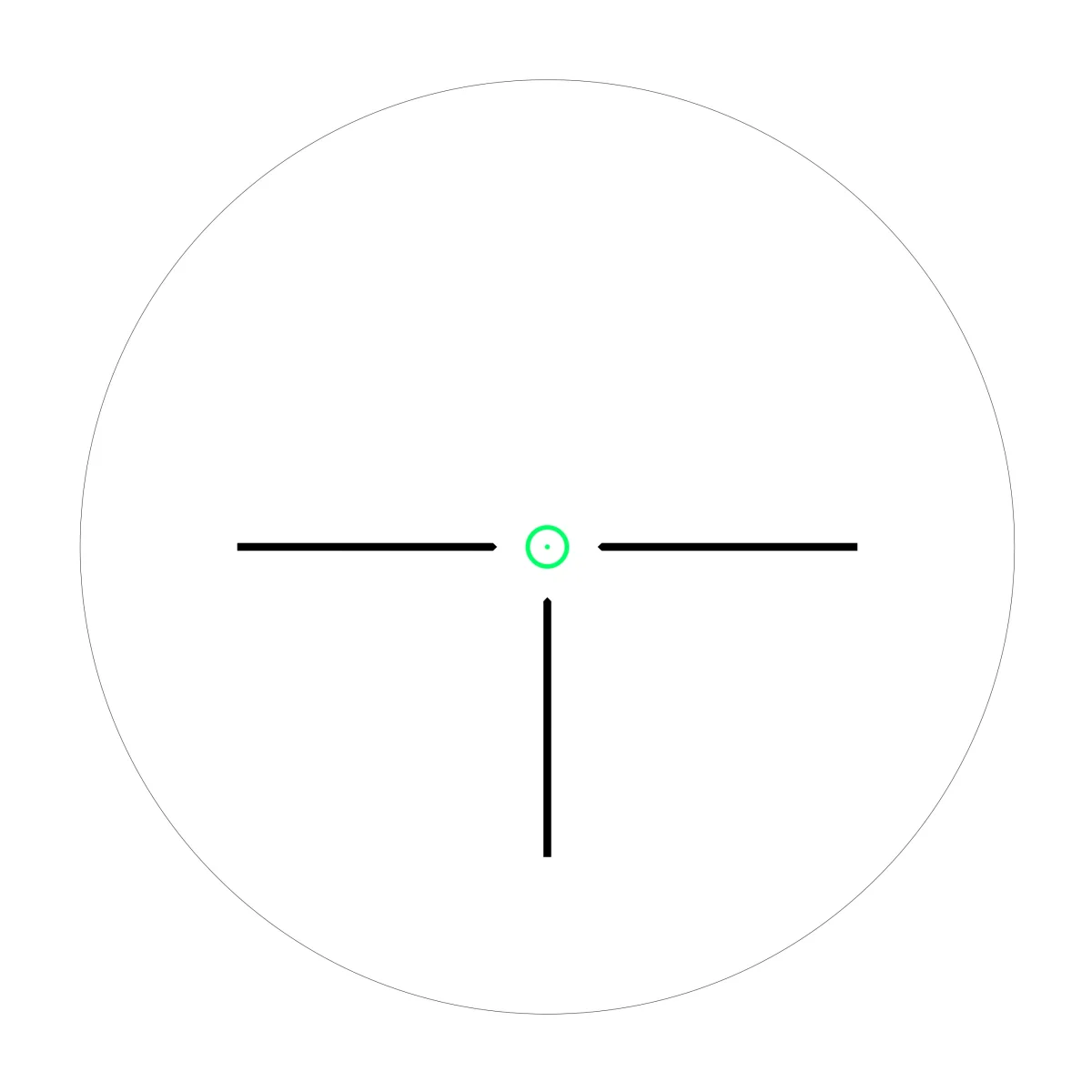 Прицел оптический Veber Wolf 1-6х24 GB FD07 (DnD) Загонник