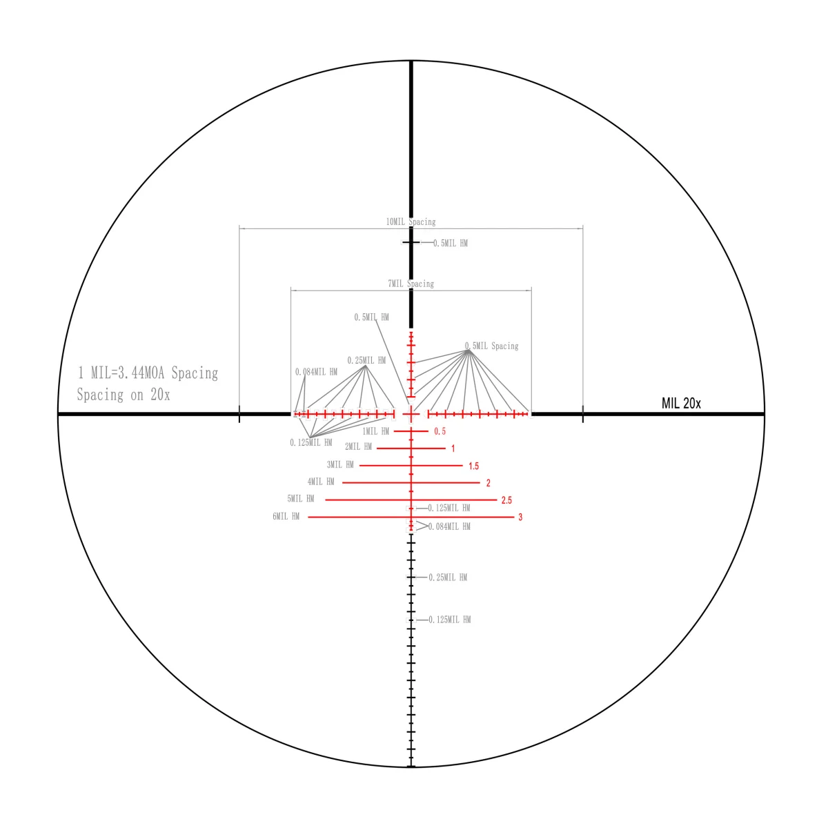 Прицел оптический Veber Wolf Alfa 5-20x50 SF TR1