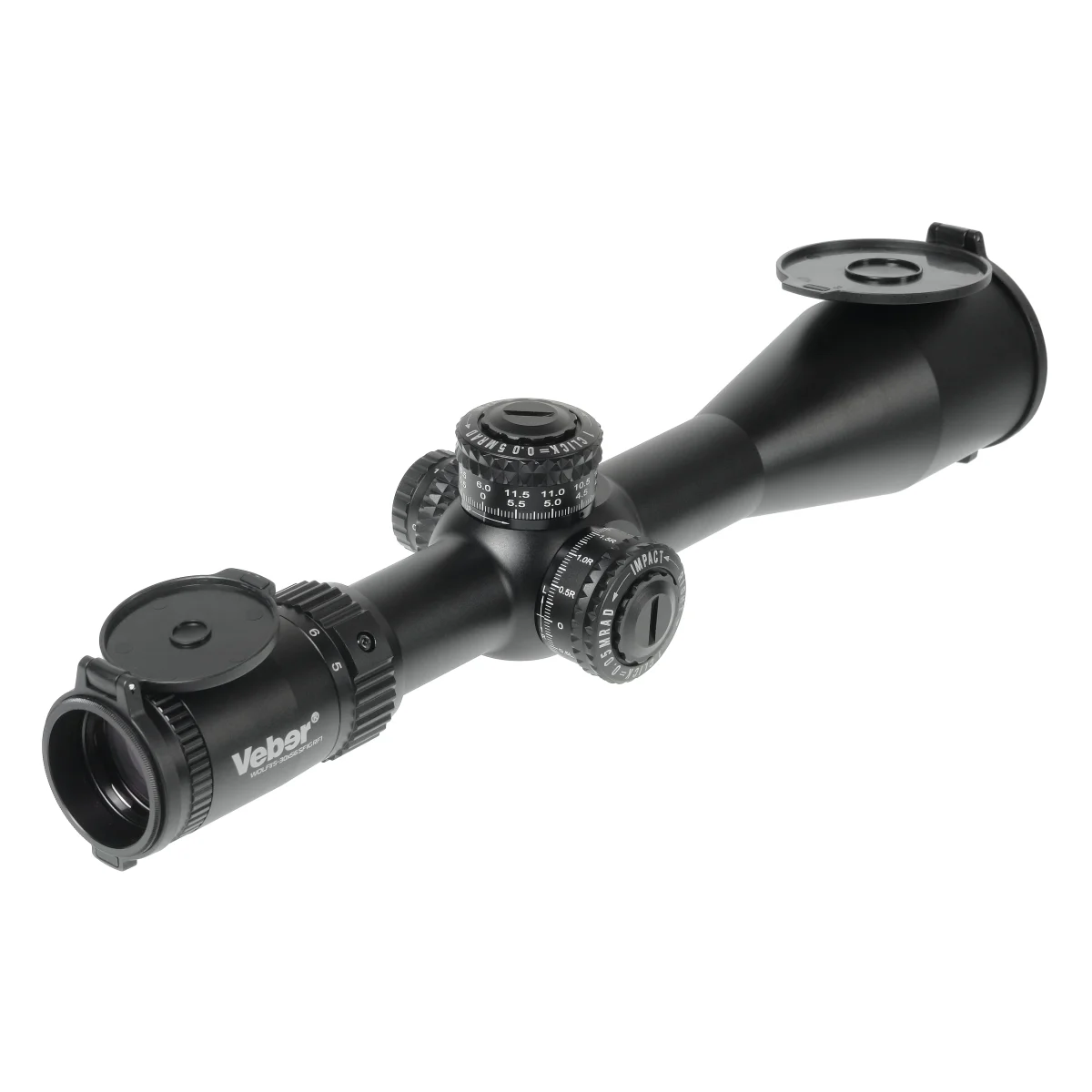 Прицел оптический Veber Wolf II 5-30x56 SF IG RF1 с масштабируемой сеткой FFP