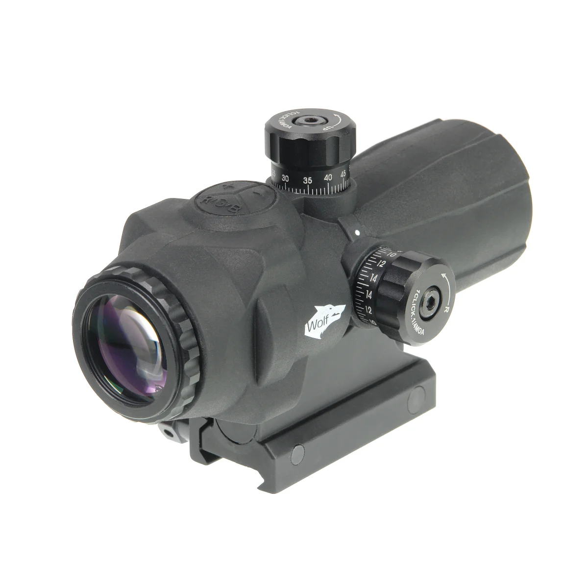 Прицел оптический Veber Wolf Prismatic 4x32 RGB