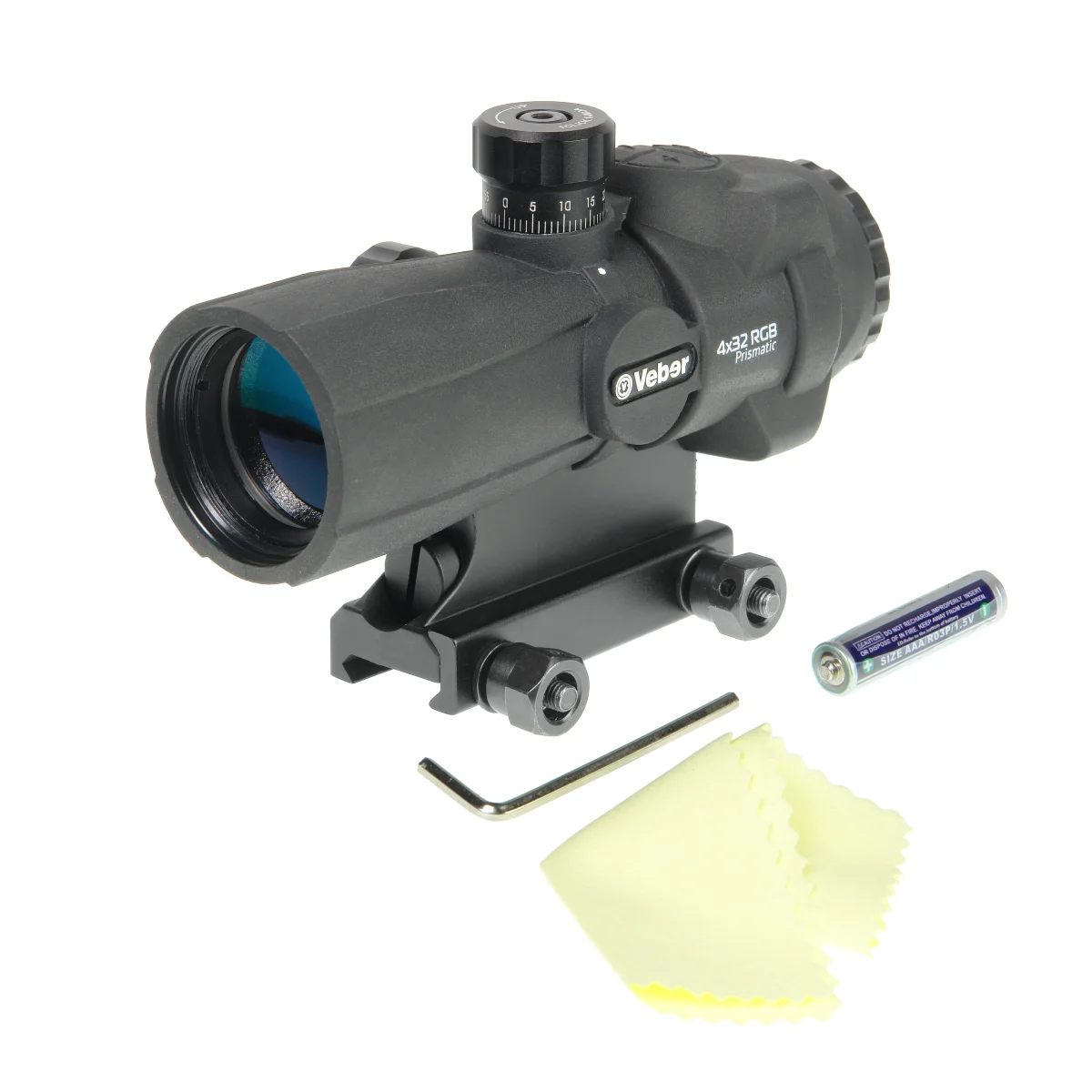 Прицел оптический Veber Wolf Prismatic 4x32 RGB