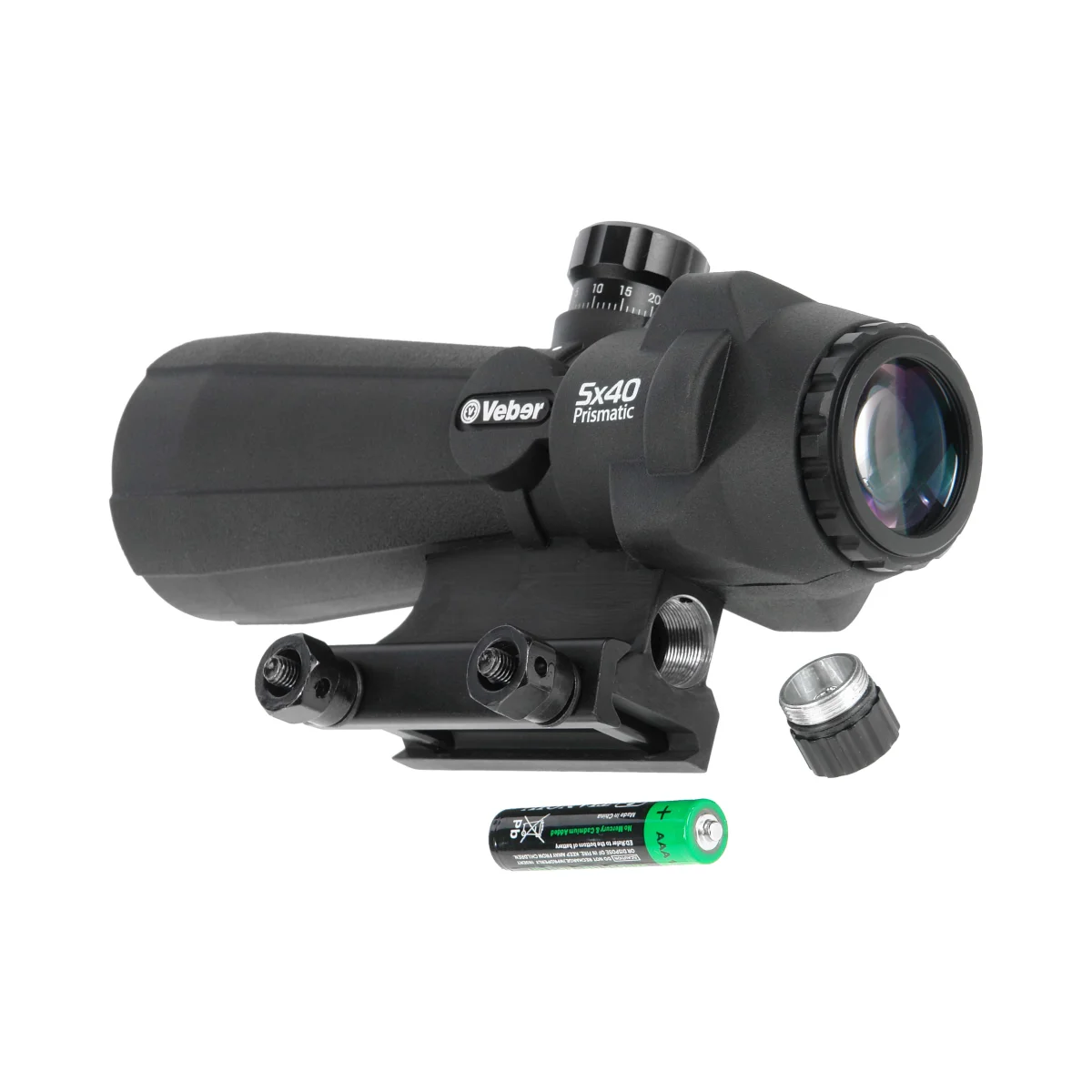 Прицел оптический Veber Wolf Prismatic 5х40 RGB