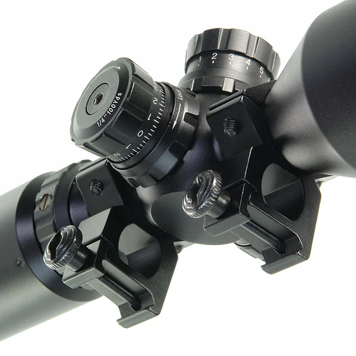 Прицел Veber Black Fox 3-9x42 RG MD с кольцами на Weaver