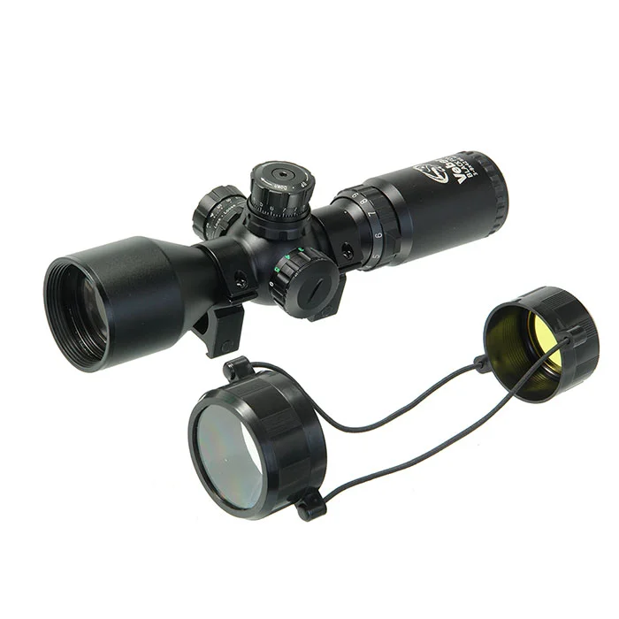 Прицел Veber Black Fox 3-9x42 RG MD с кольцами на Weaver