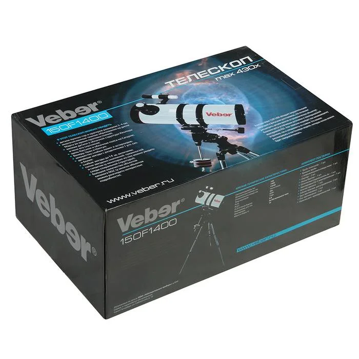 Телескоп Veber 1400/150 EQ рефлектор