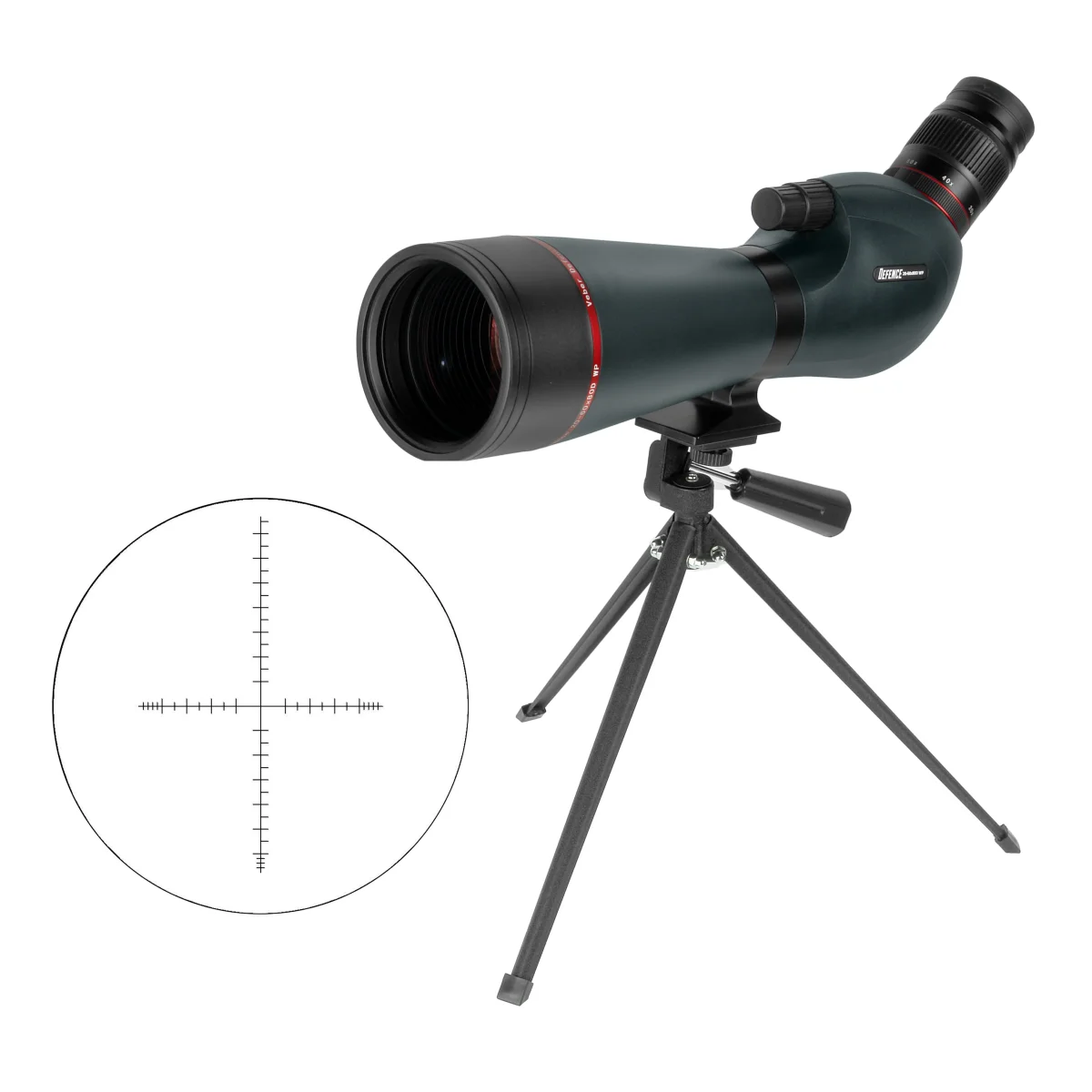 Зрительная труба Veber Defence 20-60x80D WP с сеткой